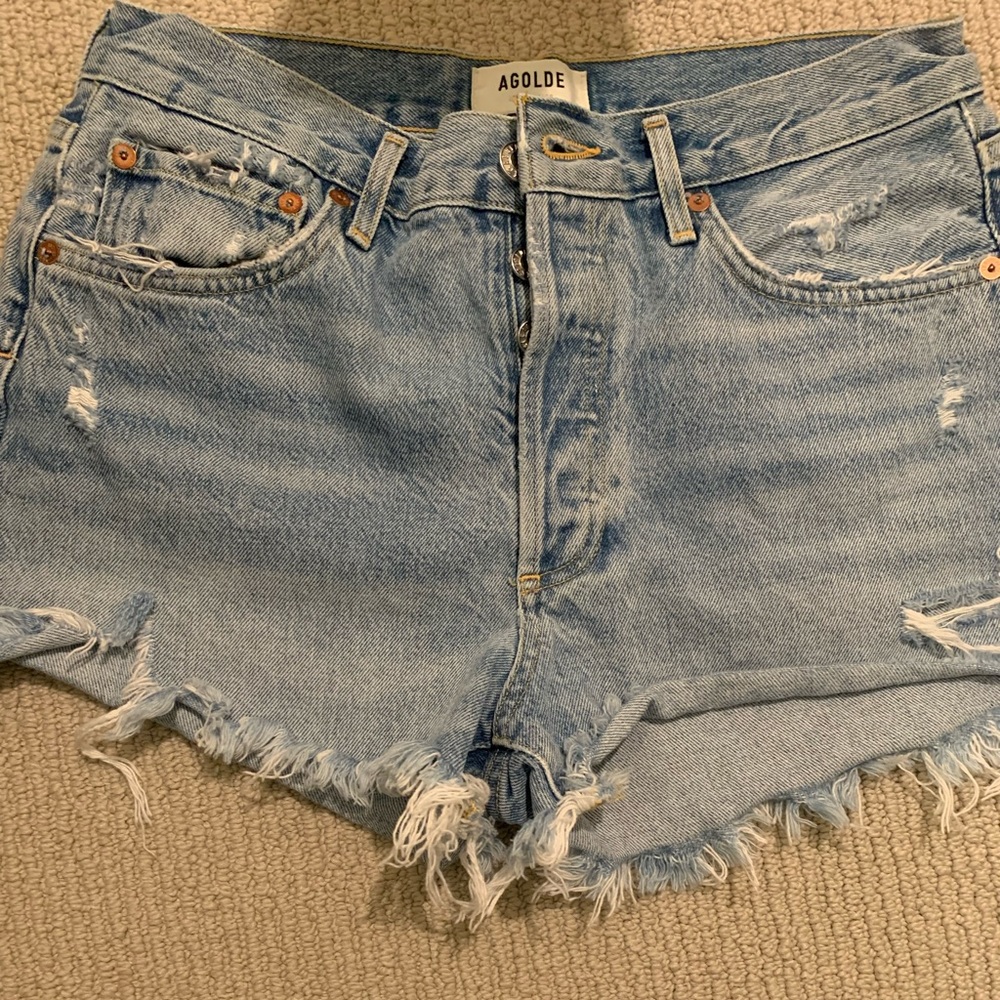 Agolde denim shorts